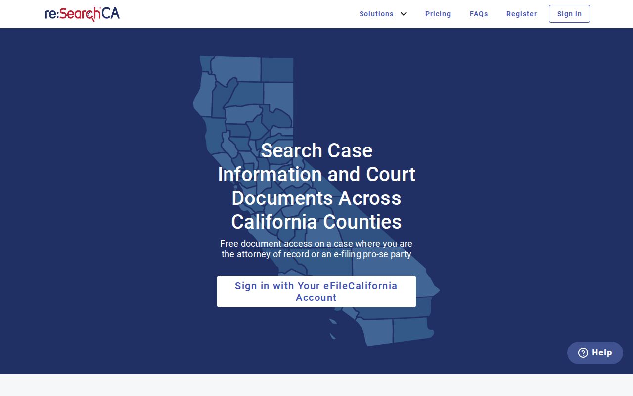 Paso Robles records access through the re SearchCA court portal
